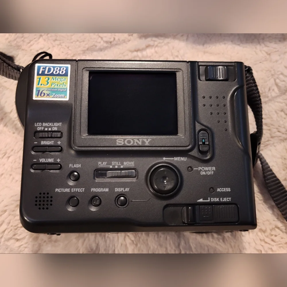 Sony Digital Mavica Camera - Silver and Black